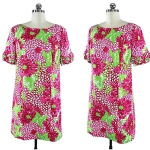 Lilly Pulitzer Jubilee White Zin Pink Fiesta Dress, Size 0